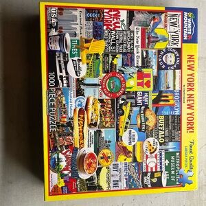 White Mountain New York Puzzle - Vibrant Colors